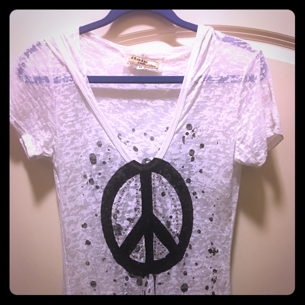 White Peace Top